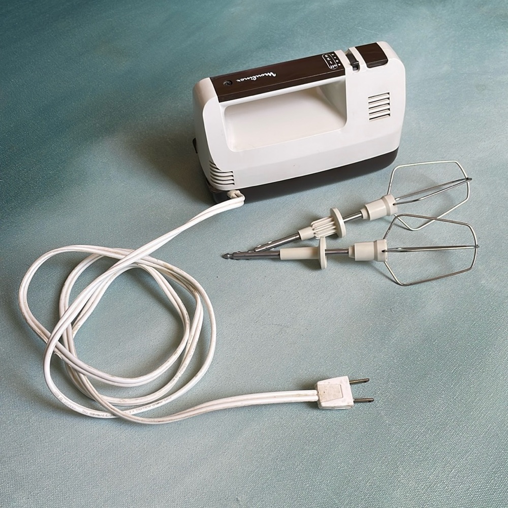 Vintage 70s Moulinex Handheld Mixer